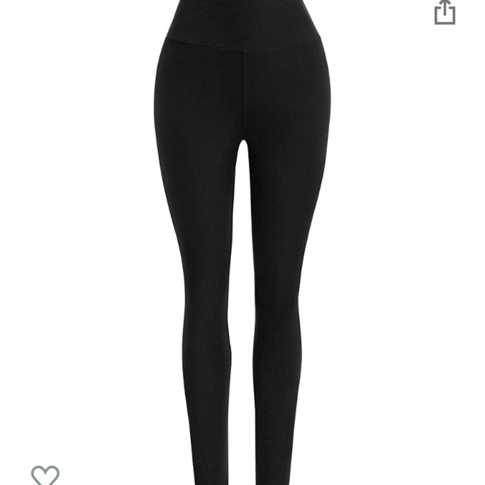Leggings black ultra soft comfortable high waist - Picture 2 of 5